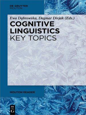 cover image of Cognitive Linguistics--Key Topics